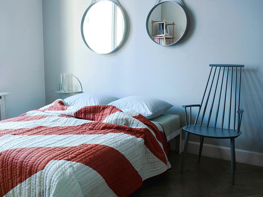 Зеркало Strap настенное D50 серое Hay 500011 - Вид №2