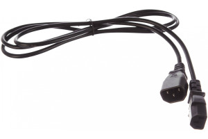 16211273 Кабель монитор-компьютер /UPS-устройство/220V IEC-320-C13/C14, 1,8м TP020-1.8-BK Telecom