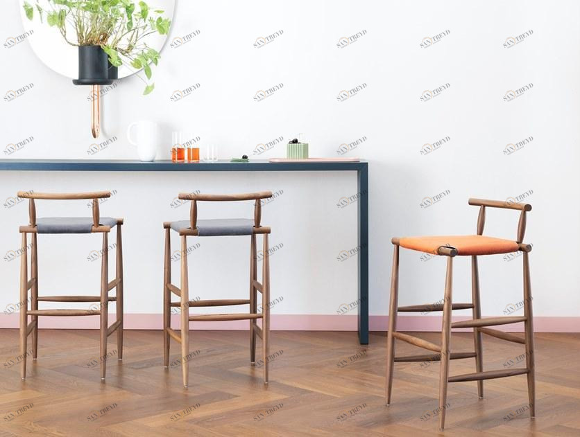 Miniforms Высокий деревянный табурет Pelleossa sun-id-1502814