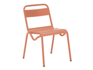 Штабелируемый садовый стул из оцинкованной стали