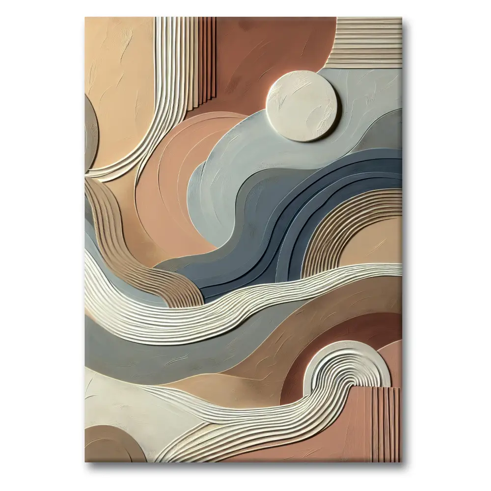 Santreyd: Абстрактная картина 'Восток' для современного интерьера 50x70 см 89394679 STLM-1333657