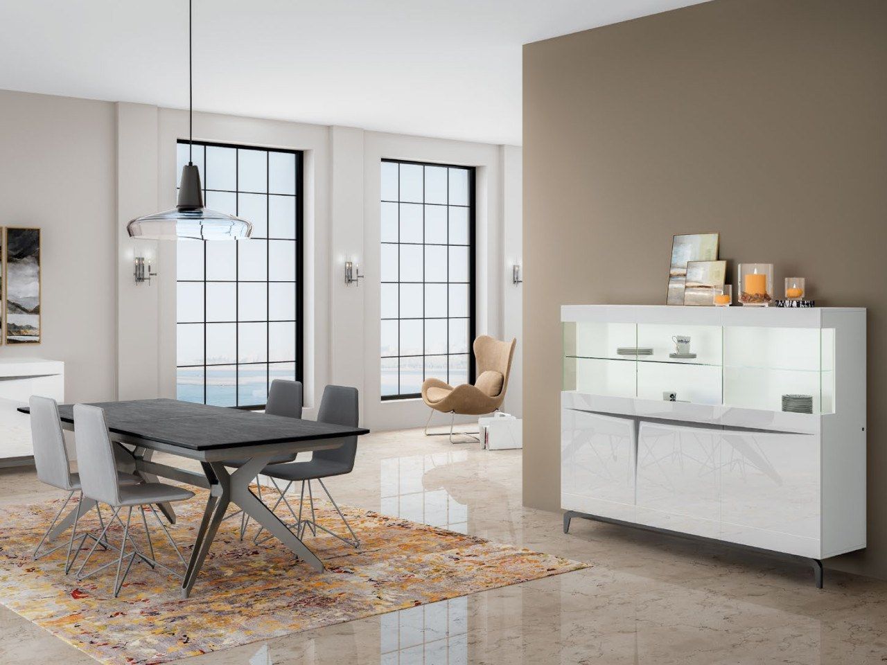 Деревянный прямоугольный обеденный стол animovel Iris ARCH-00066116 - Вид №3