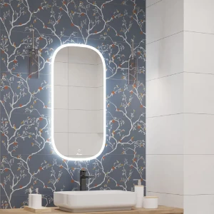 LB Ceramics Моррис: Настенное панно с синим узором из керамогранита 89266129