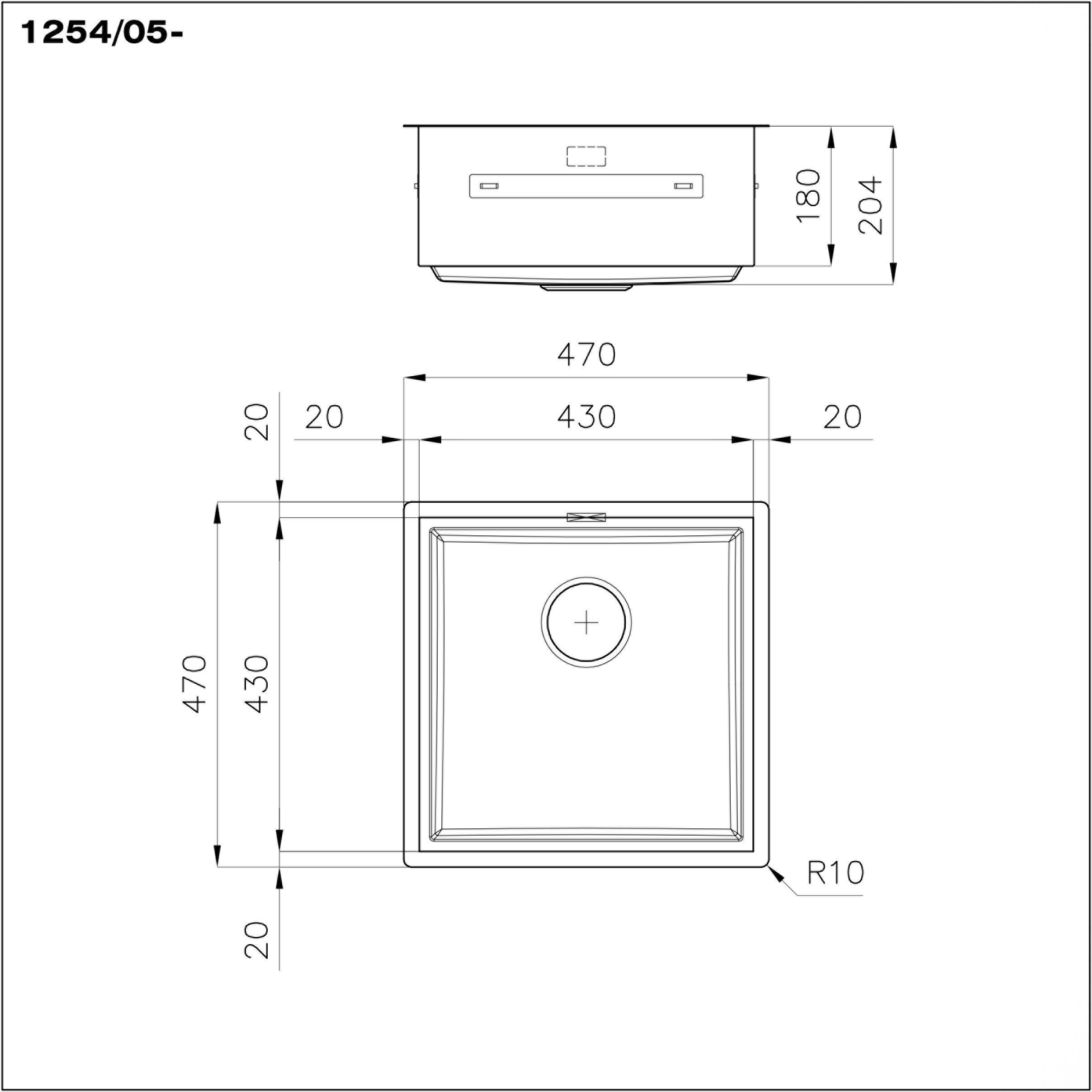 Раковина из нержавеющей стали Foster Quadra Evo ARCH-00113786 - Вид №7