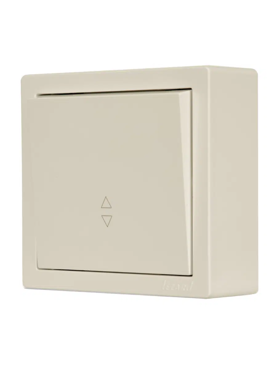 LETO Выключатель проходной крем LEZARD 752-0300-105 - Вид №3