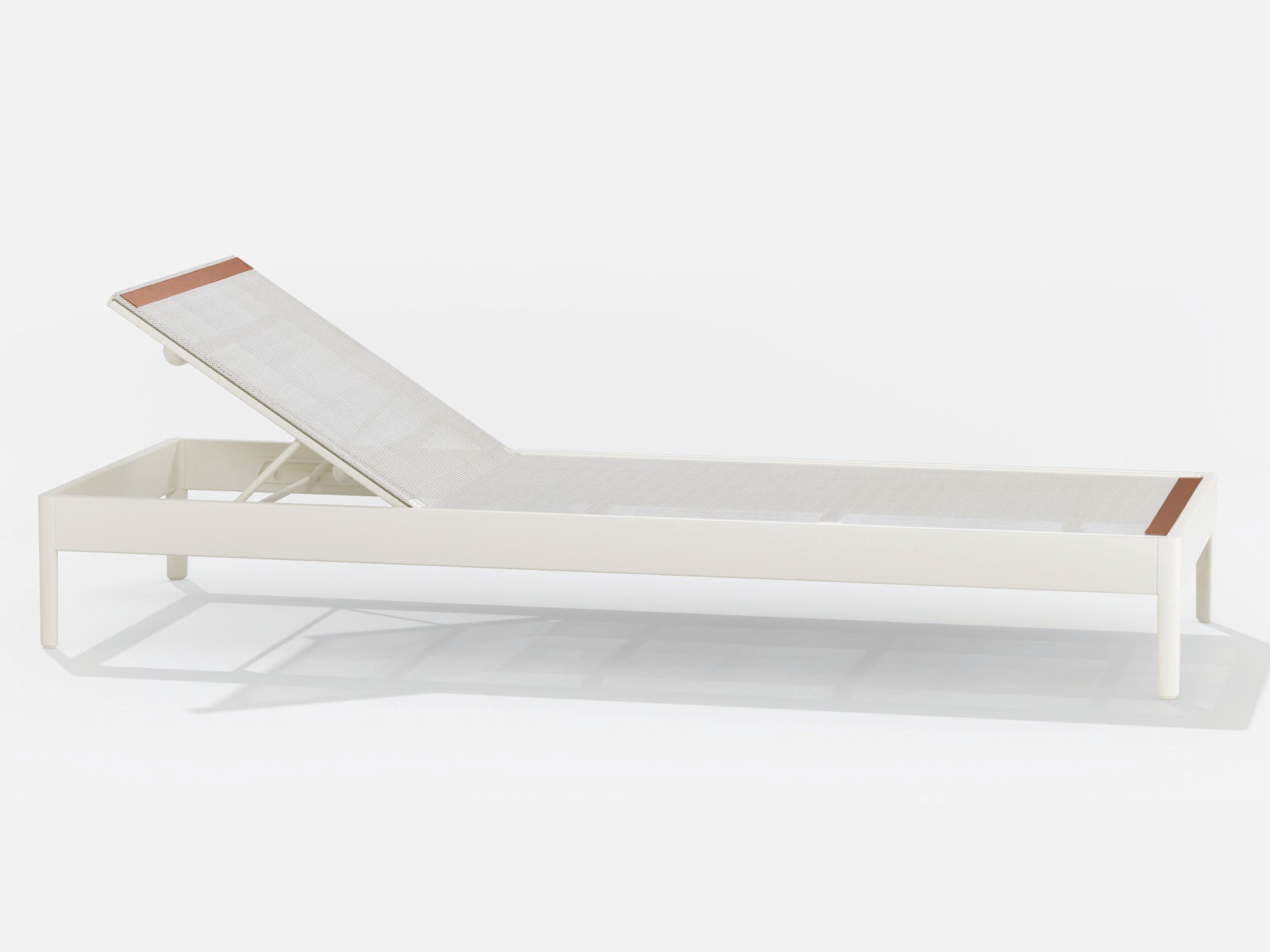 Окрашенный алюминиевый шезлонг и ткань Batyline FAST Solaris ARCH-00037008 - Вид №1