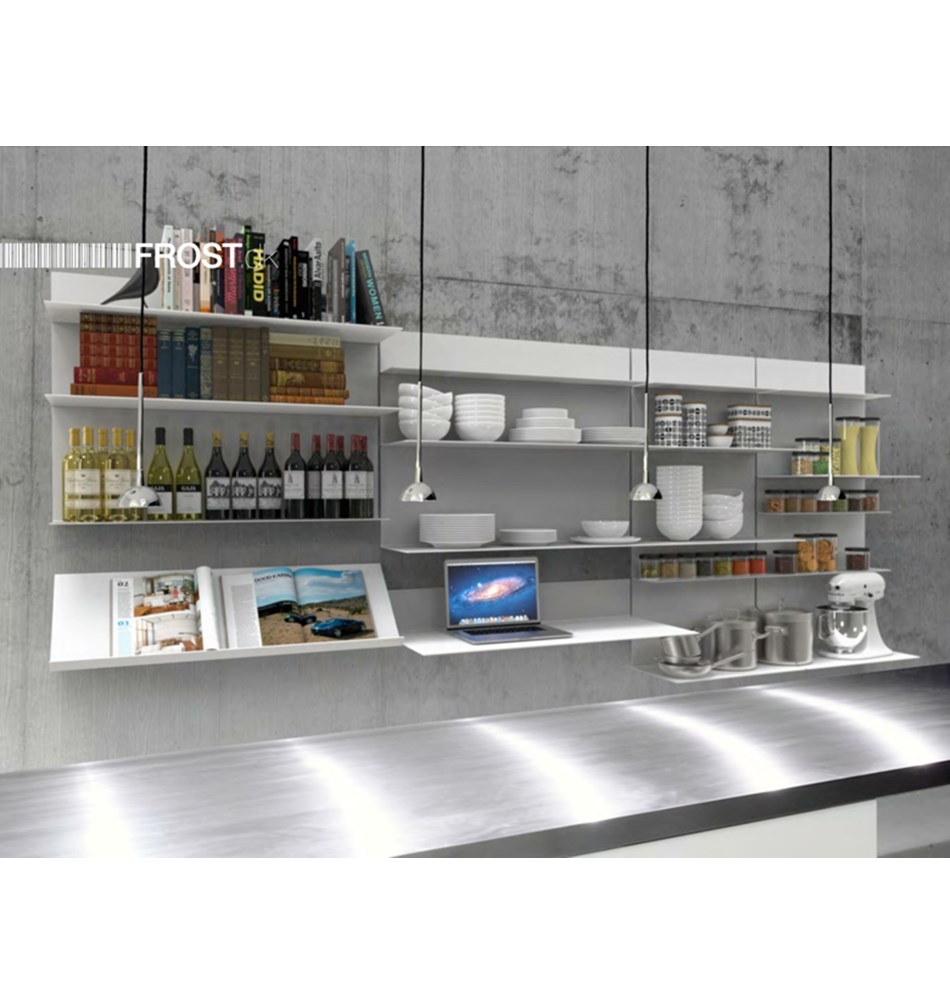 FROST Полка 4027 25x30x60cm » белая Алюминий Белый U4027-W  - Вид №2