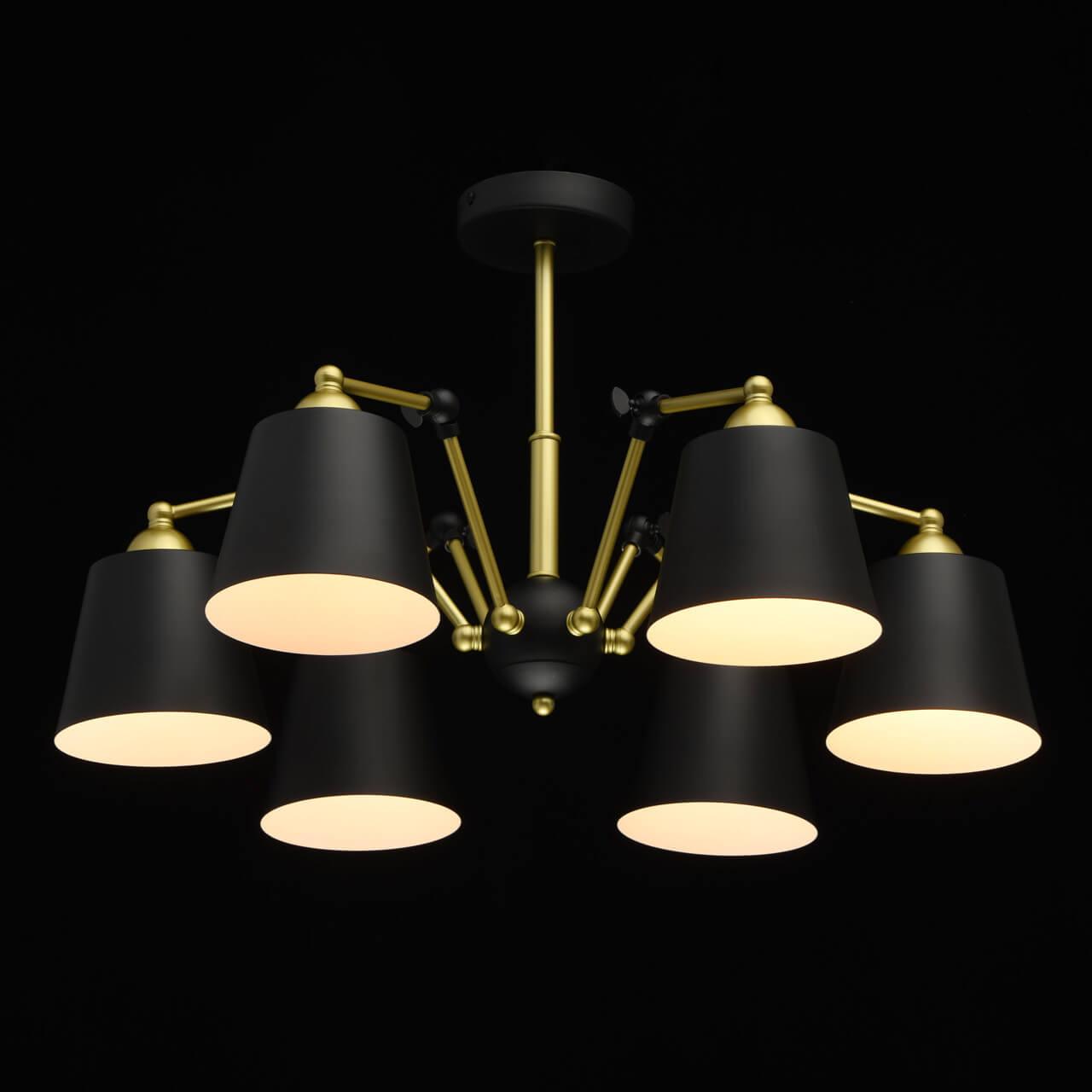 Потолочная люстра MW-Light Таун 5 691011506 черная MW-LIGHT ДИЗАЙНЕРСКИЕ, ТАУН 5 184232 Черный  - Вид №3