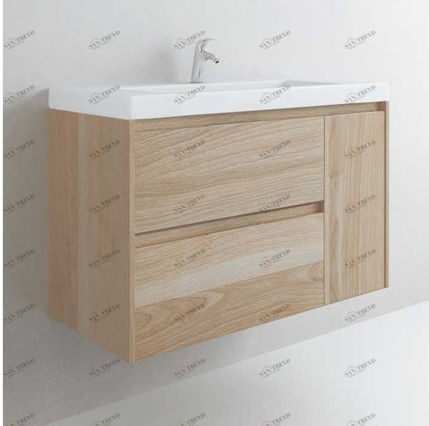 Avila Dos Тумба с раковиной 100 ручки врезные Color 5 Carmen CARMEN ESSENTIALS 2407230HANDLEINTEGRATED0120433