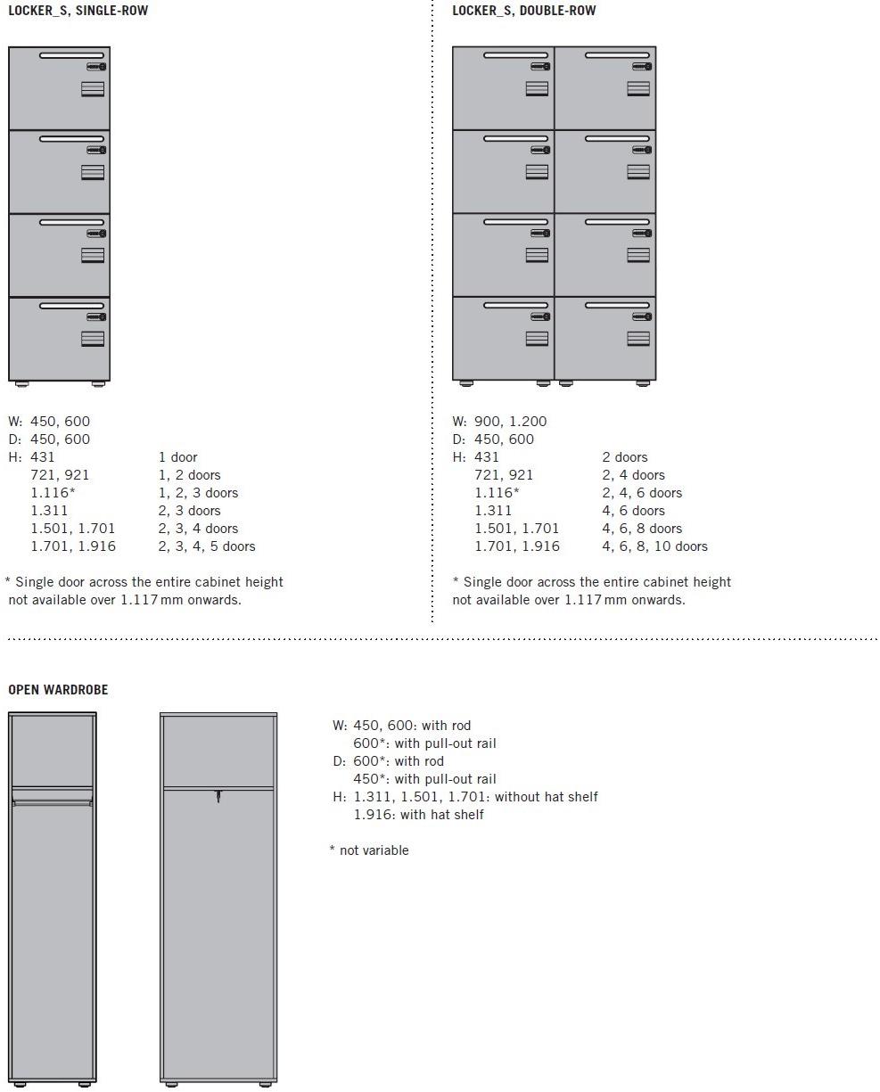 BENE Высокий офисный шкаф с замком sun-id-1494516 - Вид №9