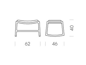 Подставка для ног из кожи и дуба Gazzda Dedo ARCH-00144831 - Вид №7