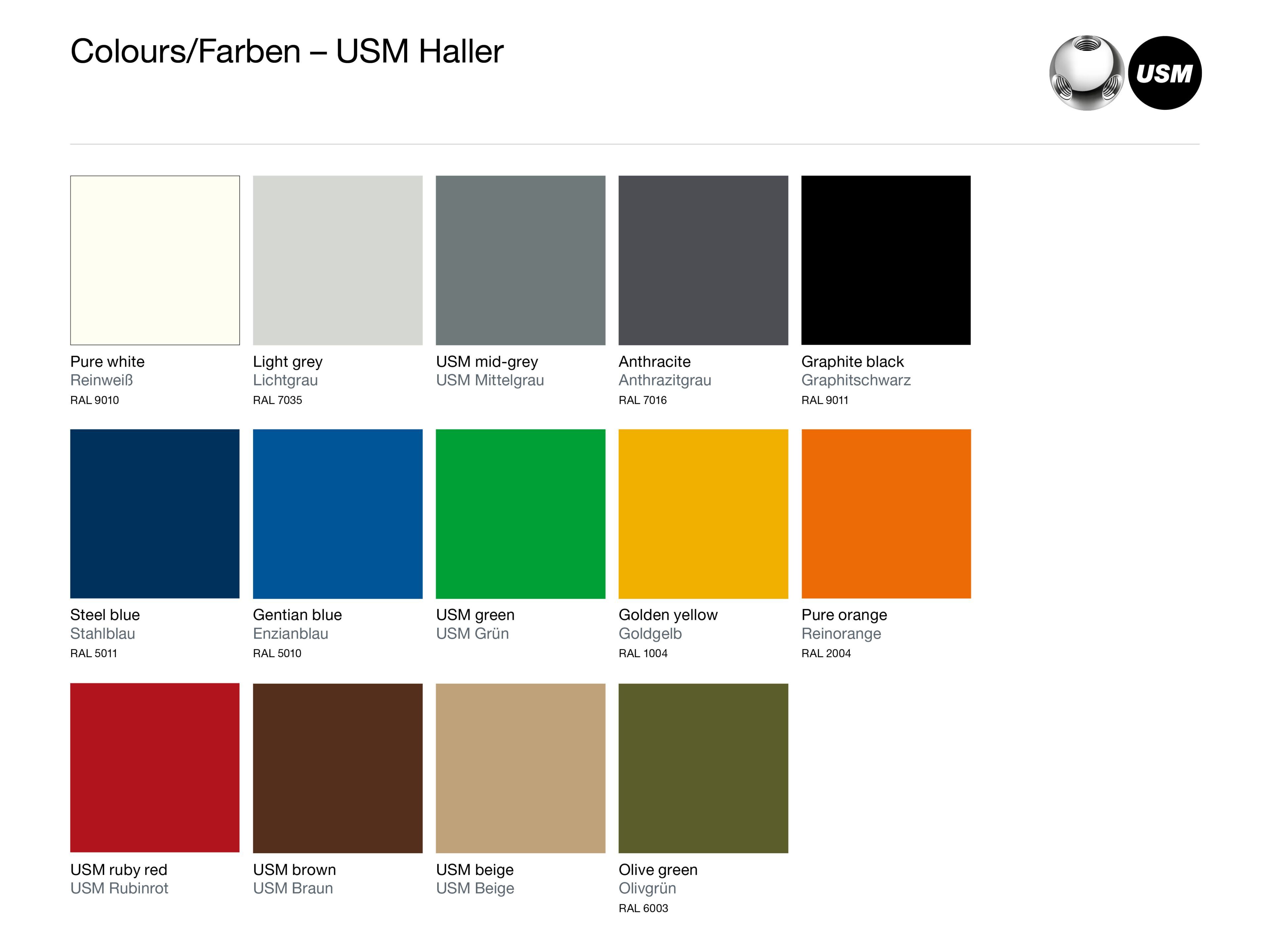 Секционный стол с ящиками USM USM Haller E ARCH-00095345 - Вид №5