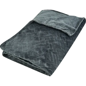 Плед Arce 200x220 см фланель цвет серый 84606642 STLM-2210236