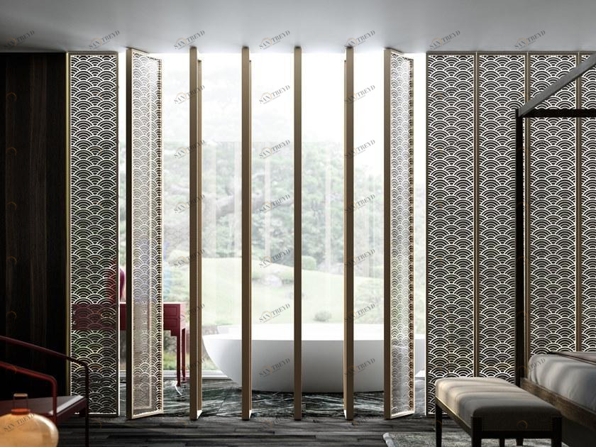 Linvisibile Перегородка с алюминиевой рамой Linvisibile brezza sun-id-1482396