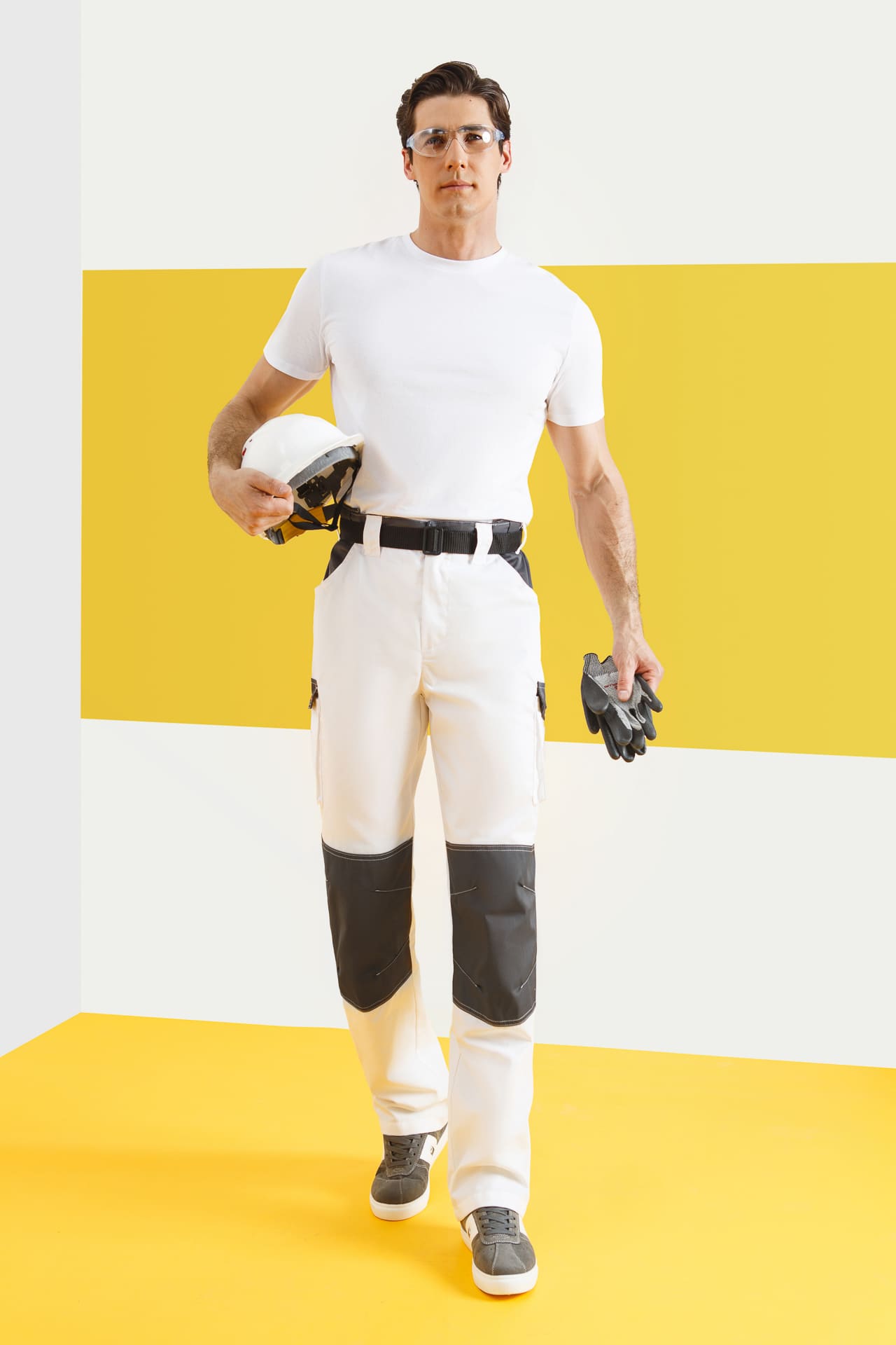 4974828 Костюм  NEW белый графит STATUS  Летняя спецодежда  размер 52-54/182-188  - Вид №8