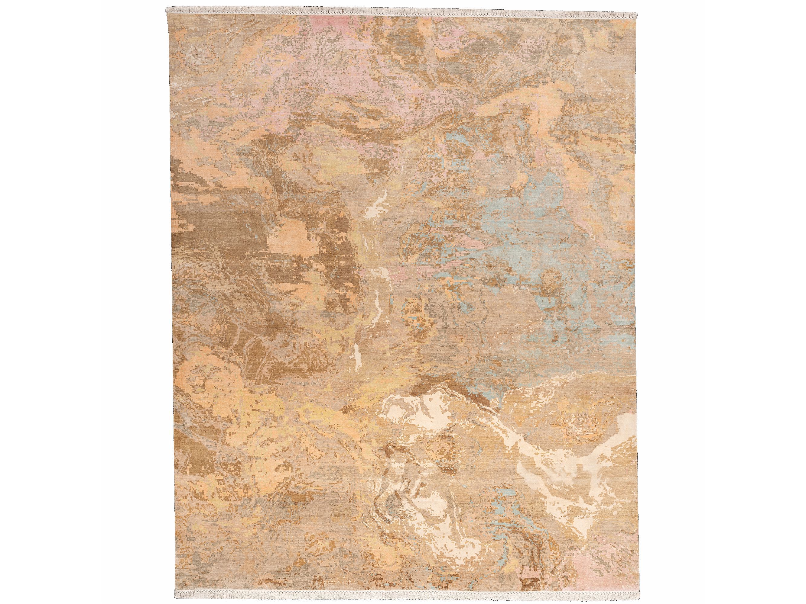 Китайский чистый Шелковый индийский ковер Mantellassi 1926 CLOUDS ARCH-00064892