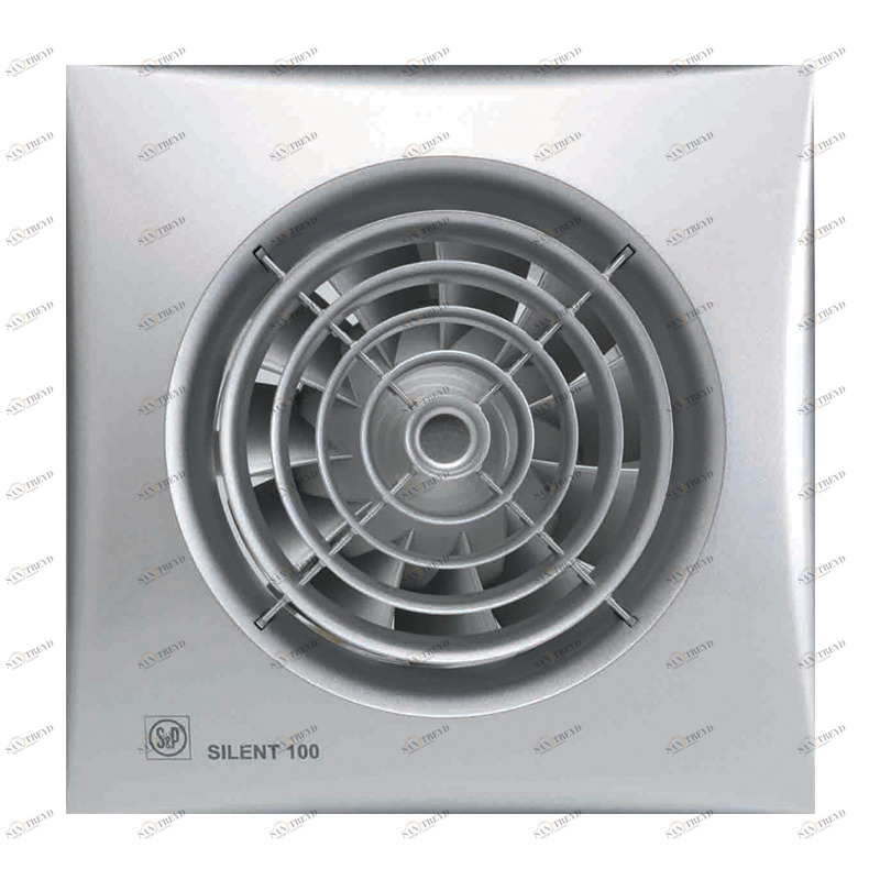 Накладной вентилятор Soler Palau SILENT-100 CHZ SILVER 5210322300