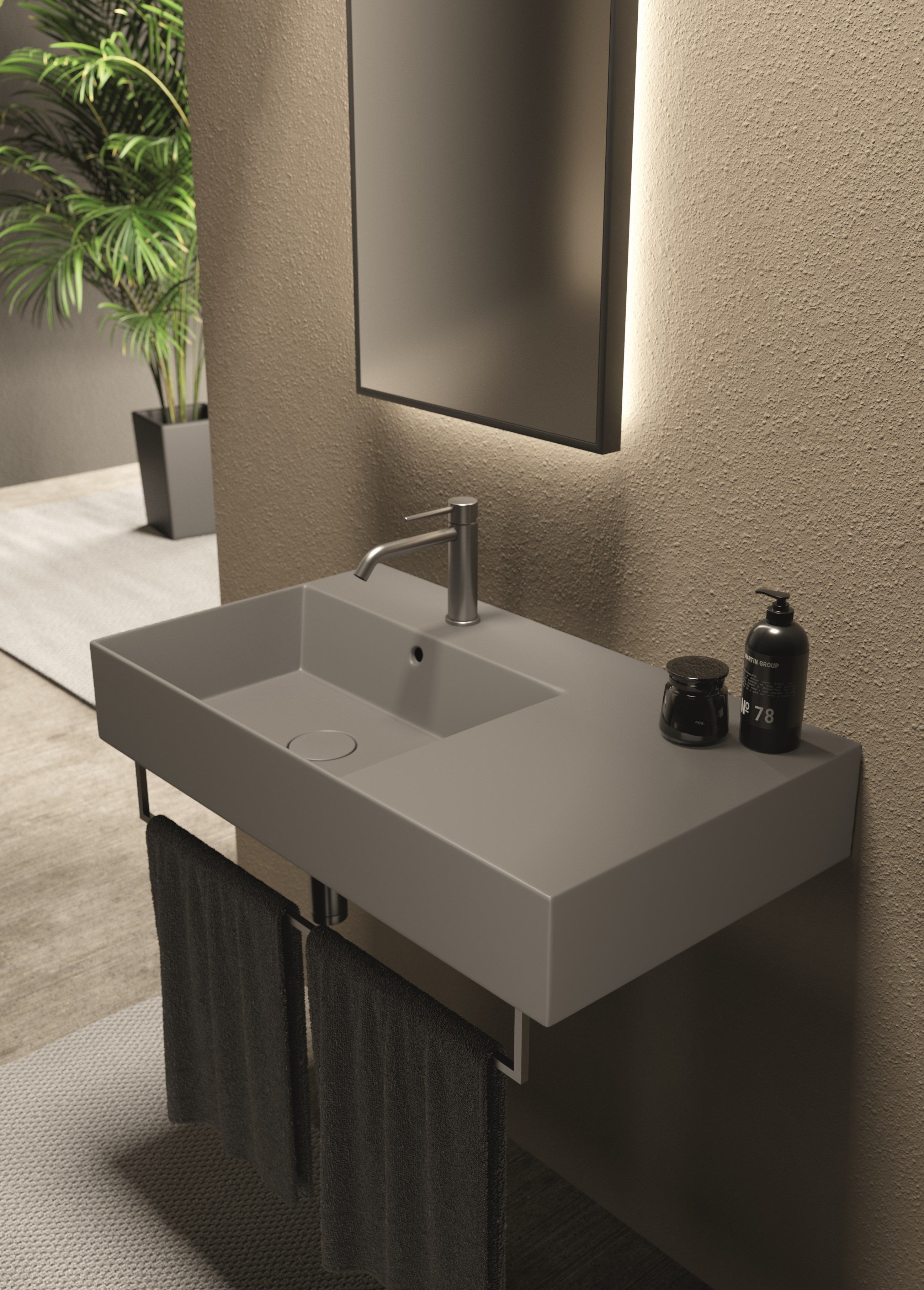 Керамическая прямоугольная столешница для мытья рук Alice Ceramica Шпион ARCH-00126165 - Вид №31