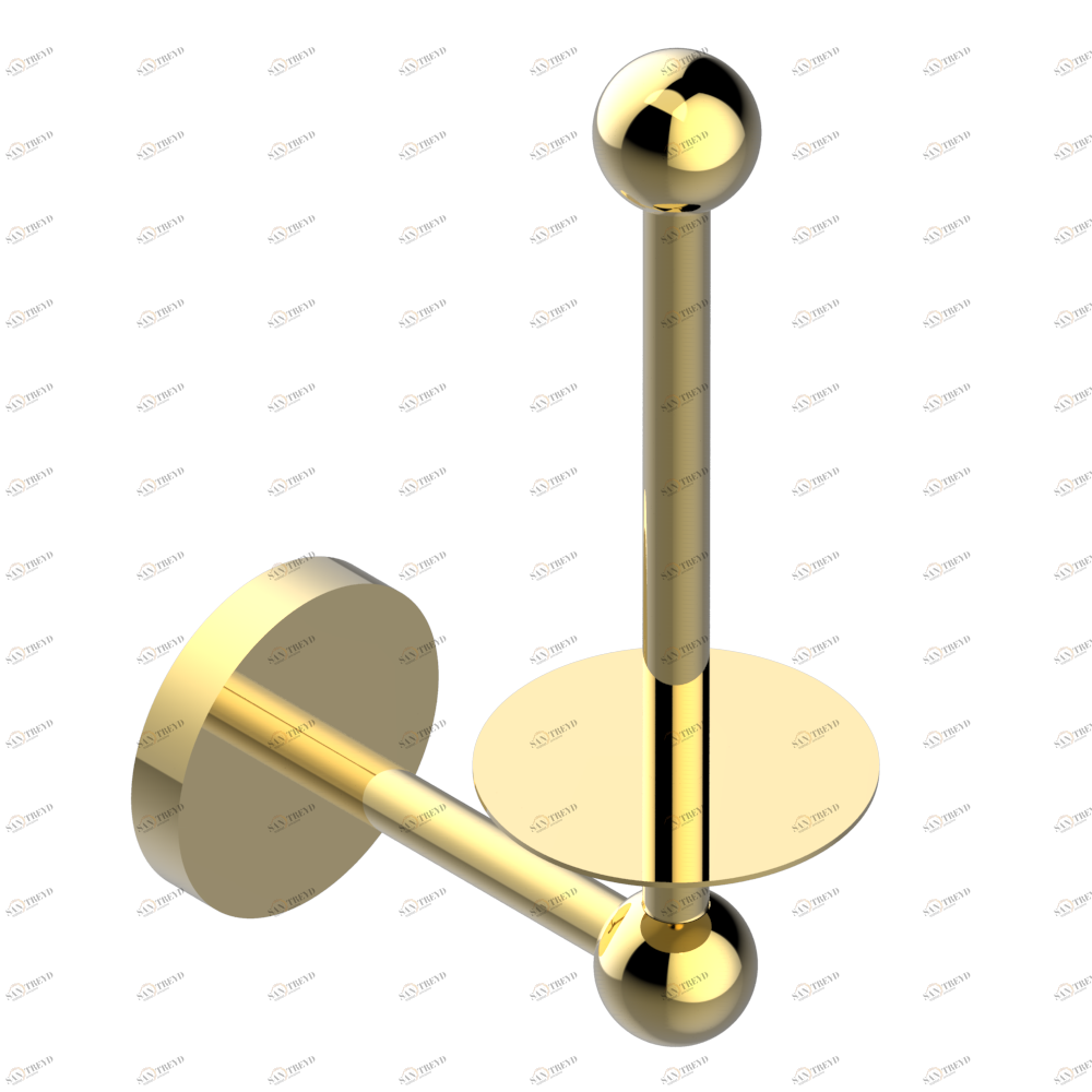 G4P-542 Бумагодержатель настенный резервный Thg-paris Серия "О" Золото G4P-542 CAT.F