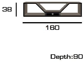 Tonino Lamborghini Casa Низкий стол из карбоновой кожи Long beach modern sun-id-1361341 - Вид №2