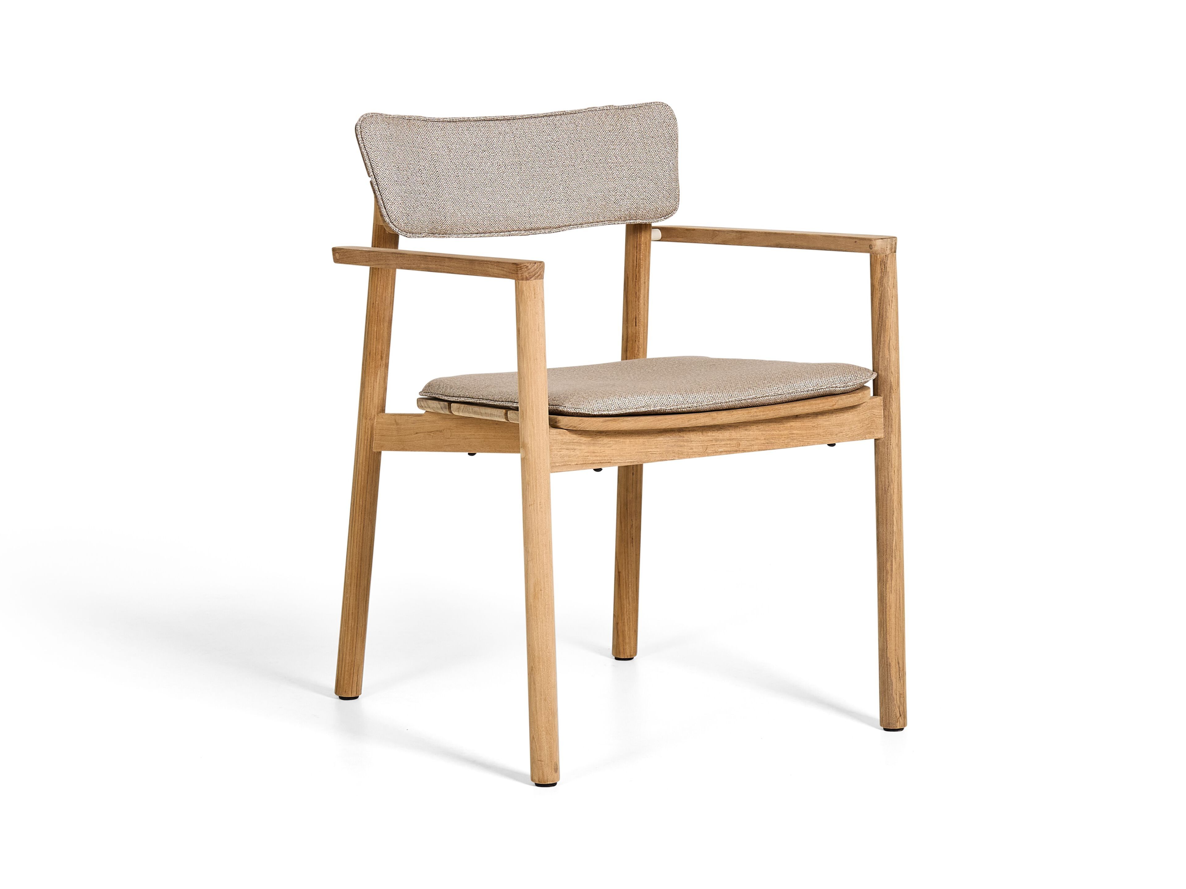 Стул для сада из тикового дерева с подлокотниками Jati Kebon Lynn ARCH-00134924 - Вид №1