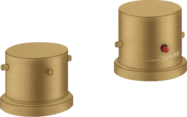 10480250 Термостатический смеситель на край ванны на 2 отверстия с нулевой ручкой AXOR STARCK