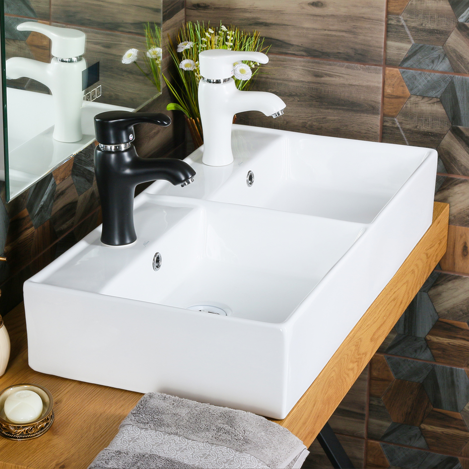 Раковина двойная MELANA MLN-7063BDB 7063BDB-805 - Вид №3