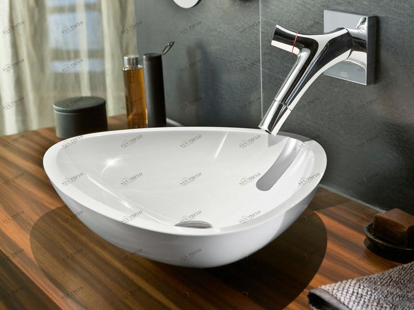 Axor Смеситель для умывальника настенный Axor starck organic sun-id-1361422