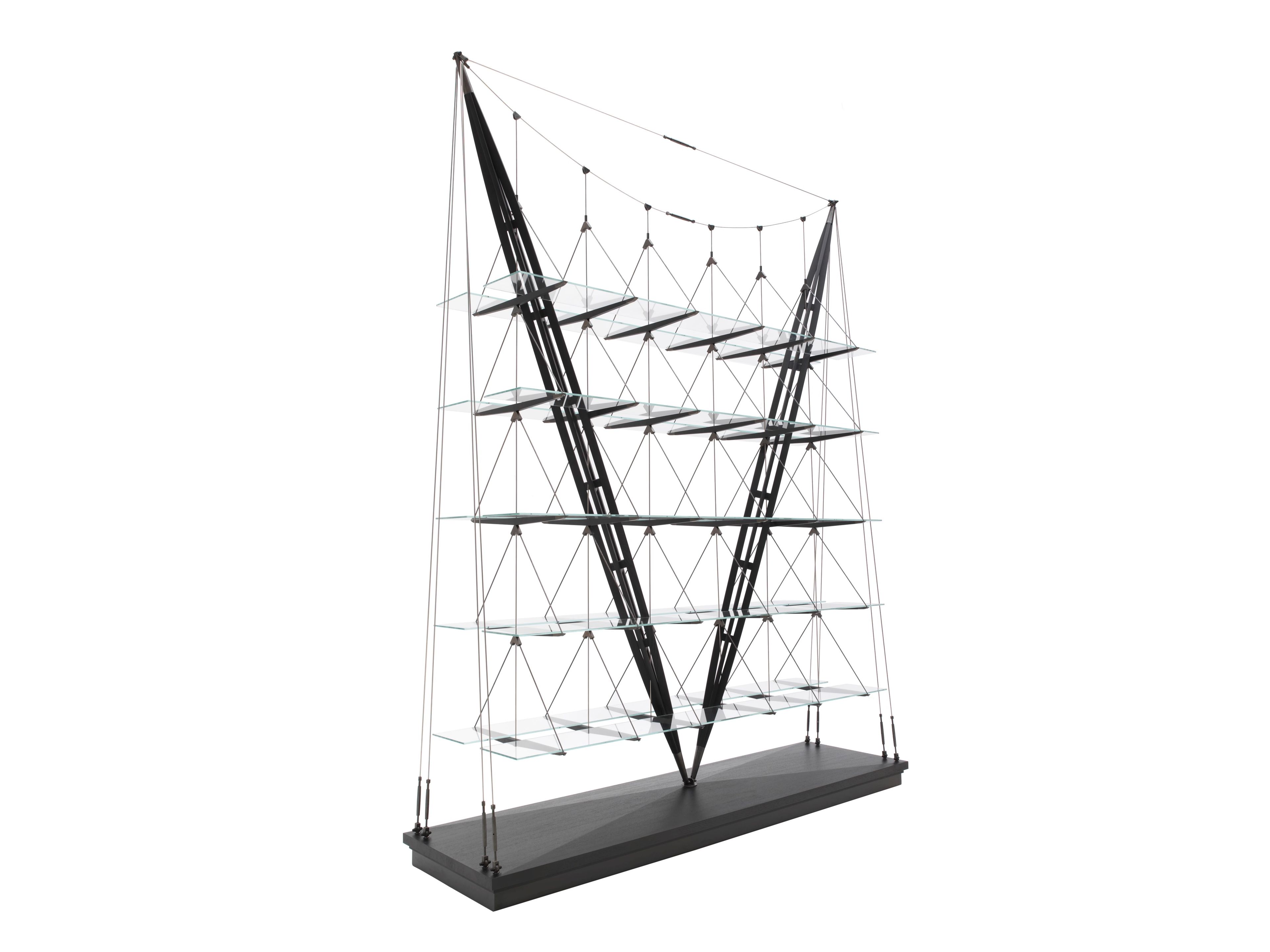 Книжный шкаф из дерева и стекла CASSINA VELIERO ARCH-00093625