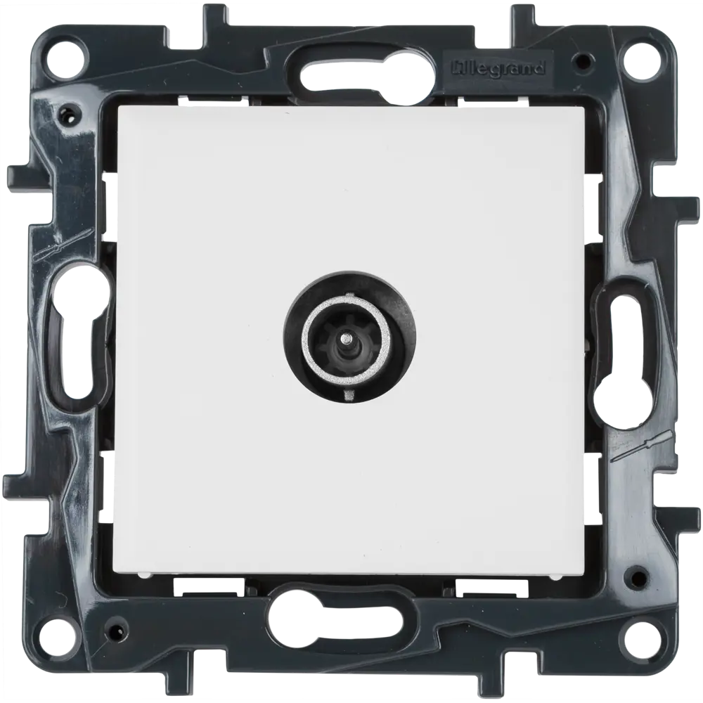 82064690 ТВ-розетка оконечная встраиваемая Legrand Structura шлейф, цвет белый STLM-0018674