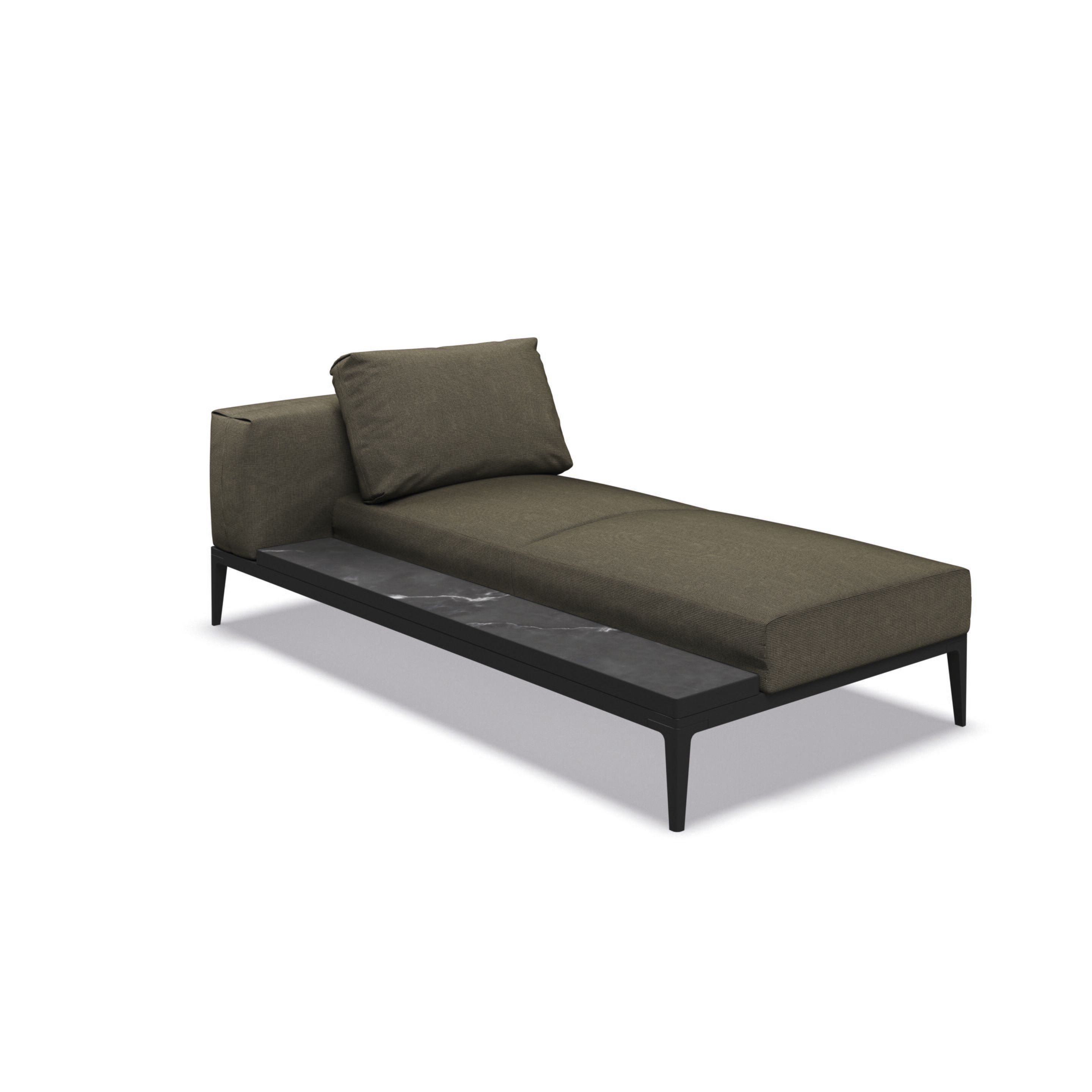 Тканевый угловой модульный садовый диван Gloster сетка ARCH-00114712 - Вид №83