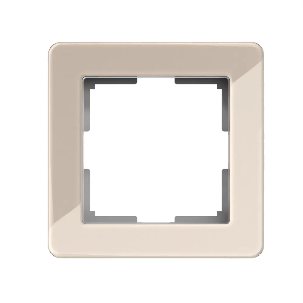 Рамка для розеток WERKEL Acrylic Ivory — парящий акрил в интерьере 86884244 STLM-0072324