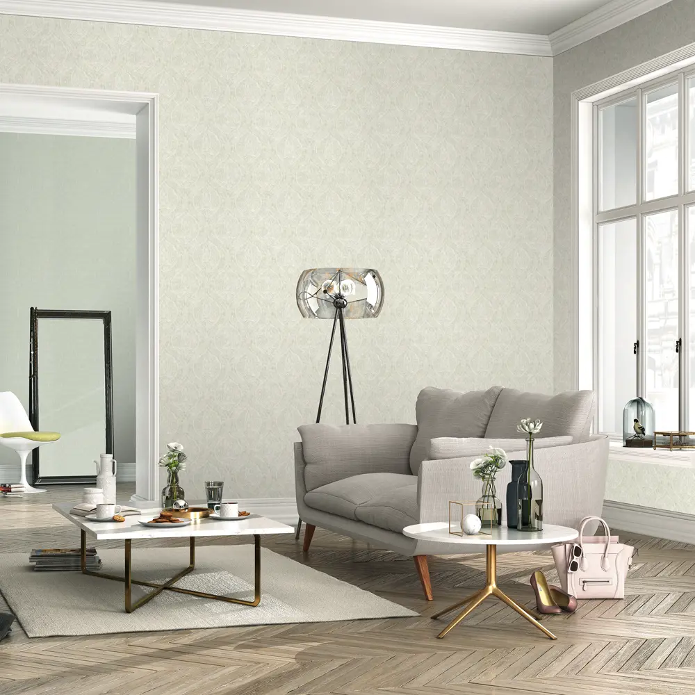 Обои флизелиновые Rasch Art Nouveau мятные 1.06 м RA 958416 82473435 STLM-2100792 - Вид №3