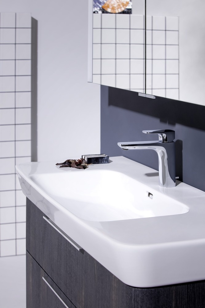 H3117517041201 Смеситель для раковины, Eco+, 140 мм, без донного клапана LAUFEN PRO - Вид №1