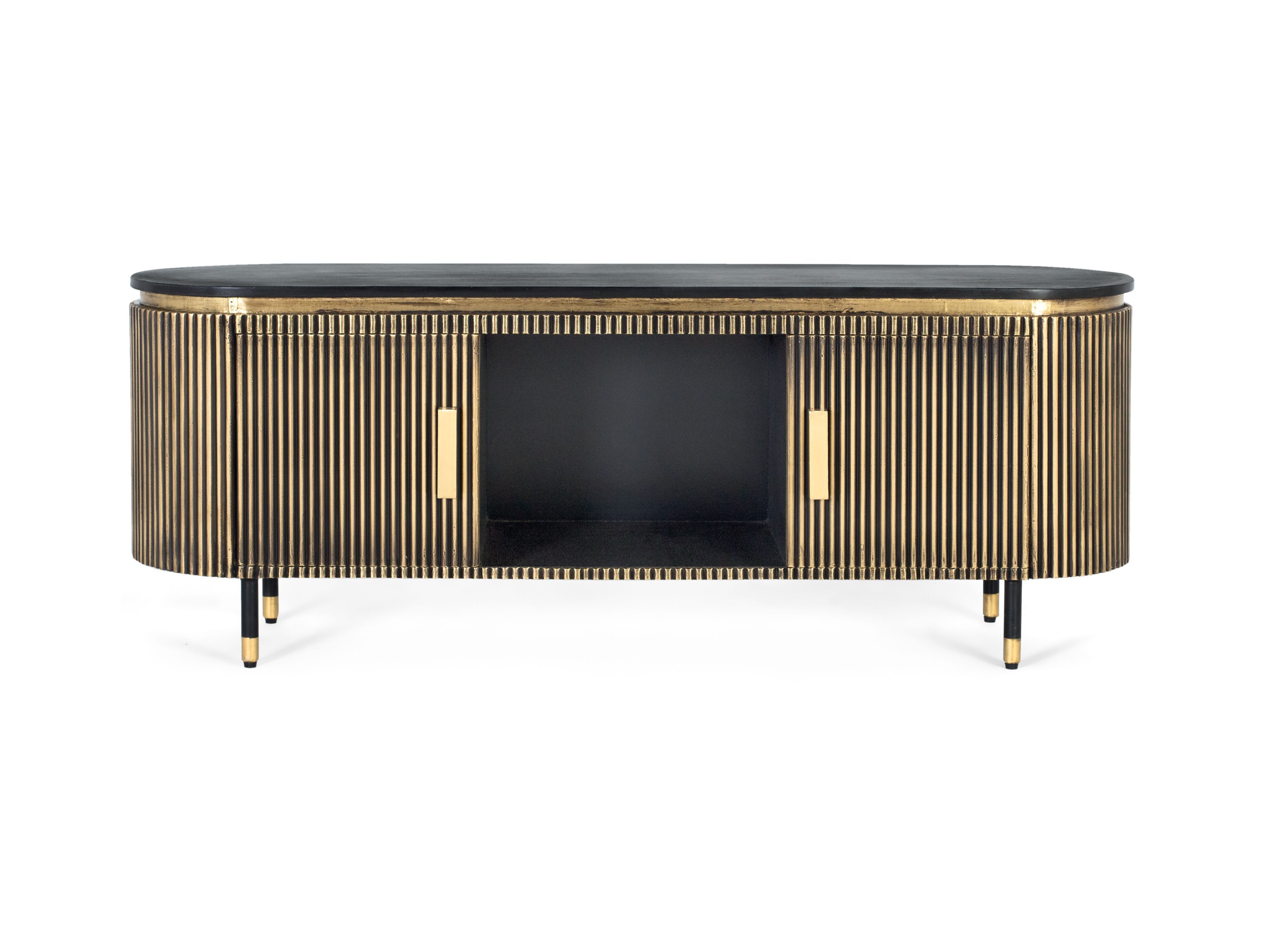 Низкий ТВ-шкаф в манго Giner y Colomer 1828 ARCH-00083021