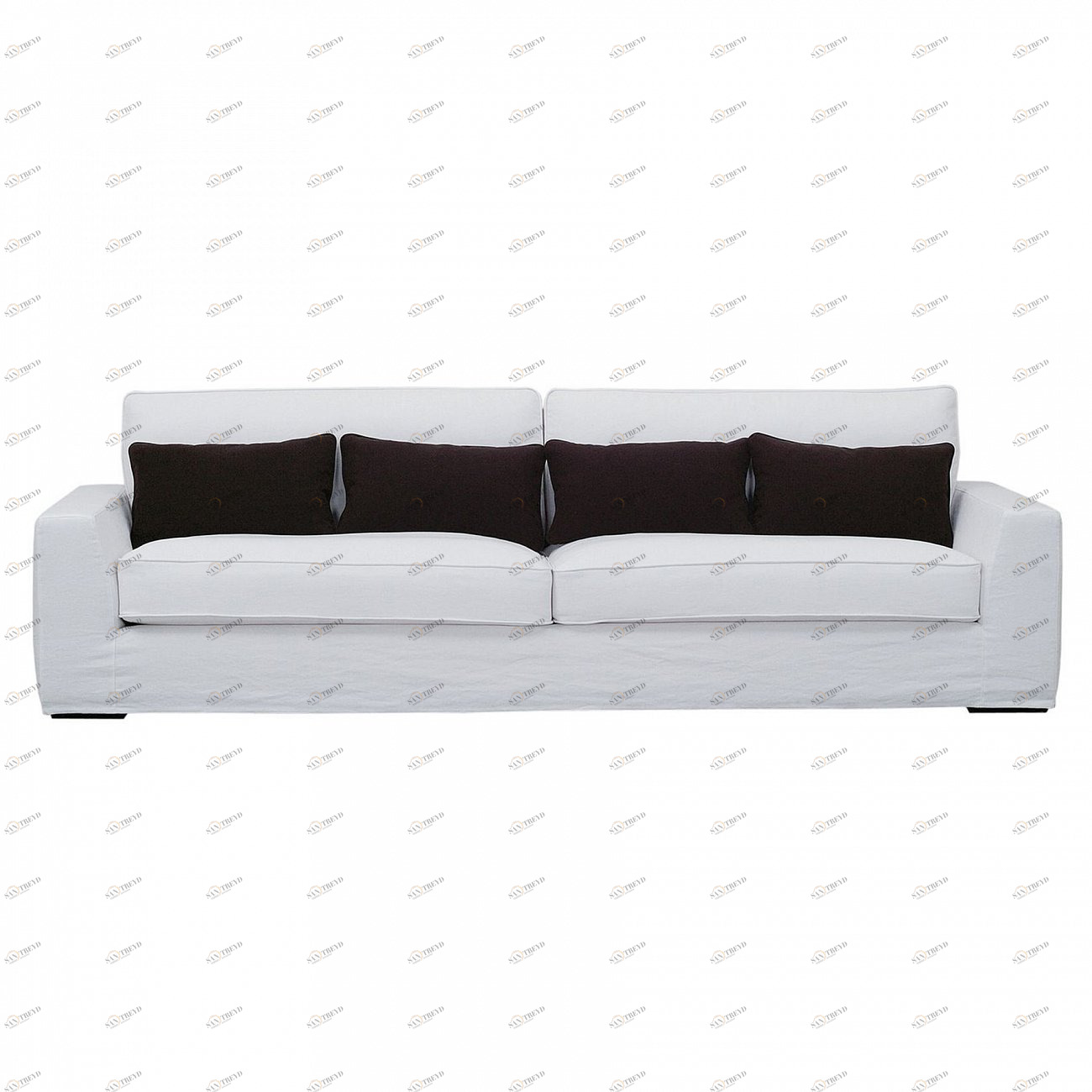 Диван New York прямой голубой SITS ДИЗАЙНЕРСКИЕ, NEW YORK 192221 Белый 