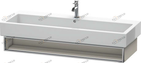 VE600809191 Vero Тумбочка подвесная Серо-коричневый декор Duravit