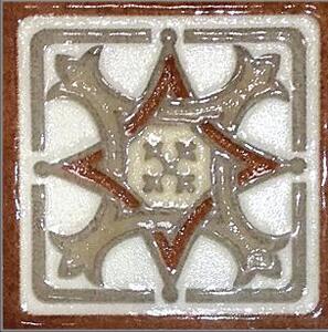 Вставка Бордо бьянко 60х60