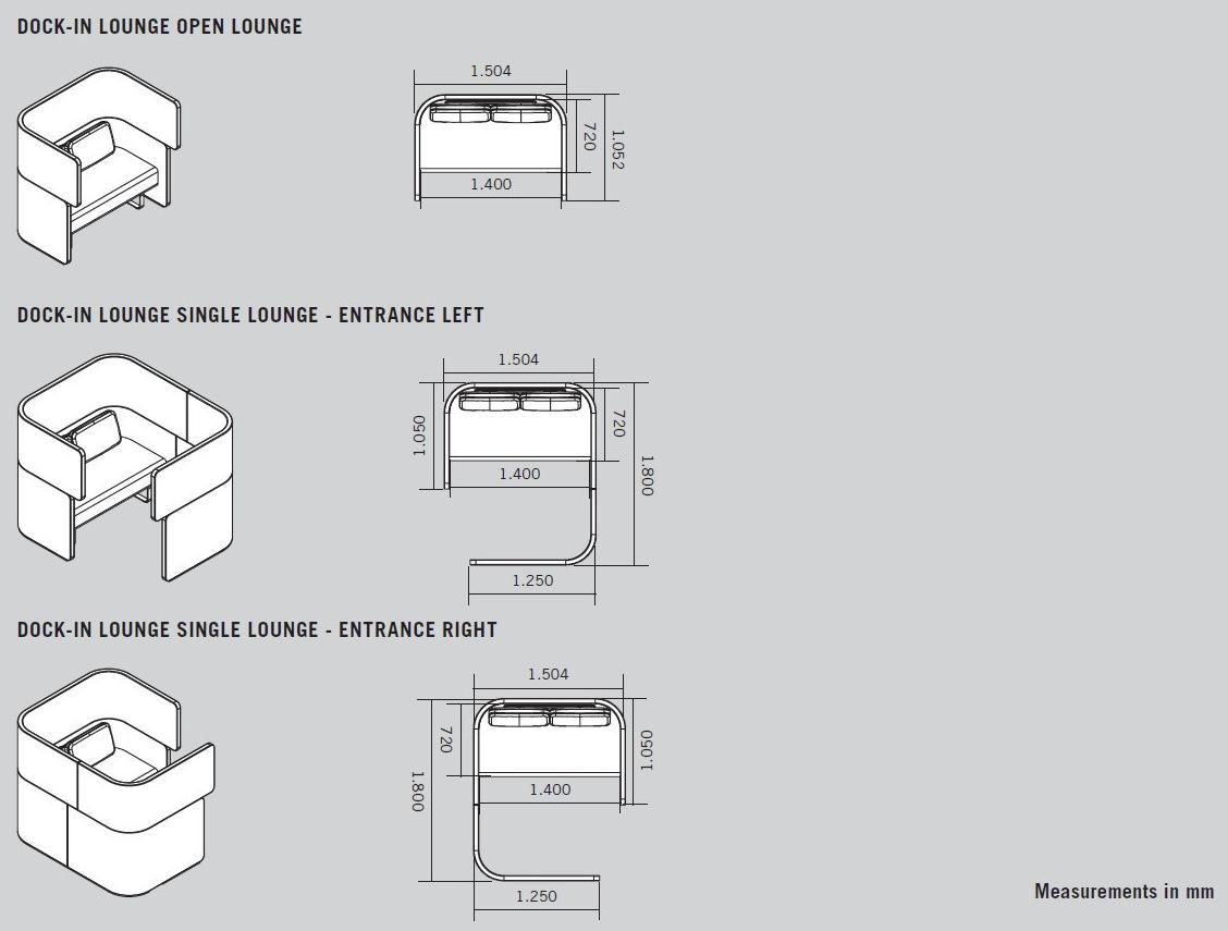 BENE Отдельно стоящая офисная перегородка Docklands sun-id-1360580 - Вид №1