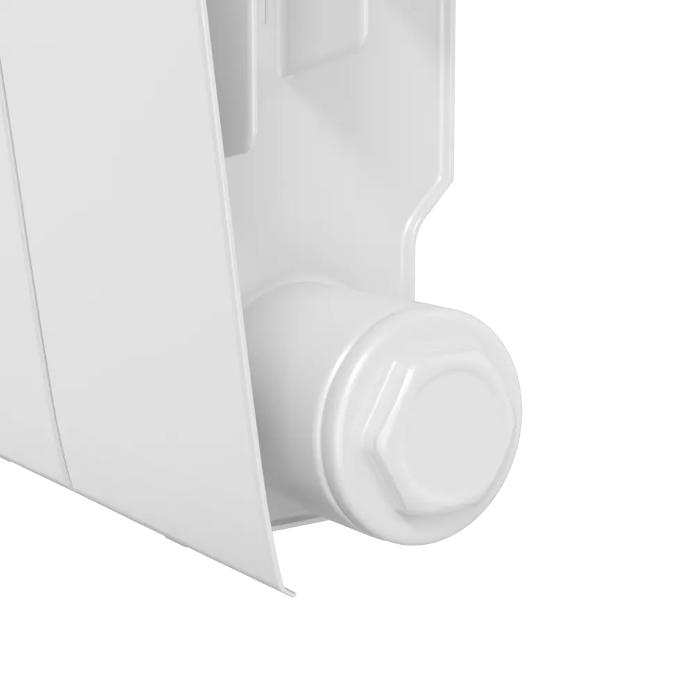 Радиатор секционный Royal Thermo Biliner RTBBTVR35012 350/87 12 секций нижнее правое подключение биметалл белый 82758201 STLM-2027887 - Вид №5