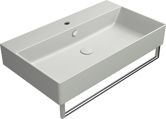 9422117 Подвесная раковина настенная овальная GSI ceramica  бежевая  - Вид №1