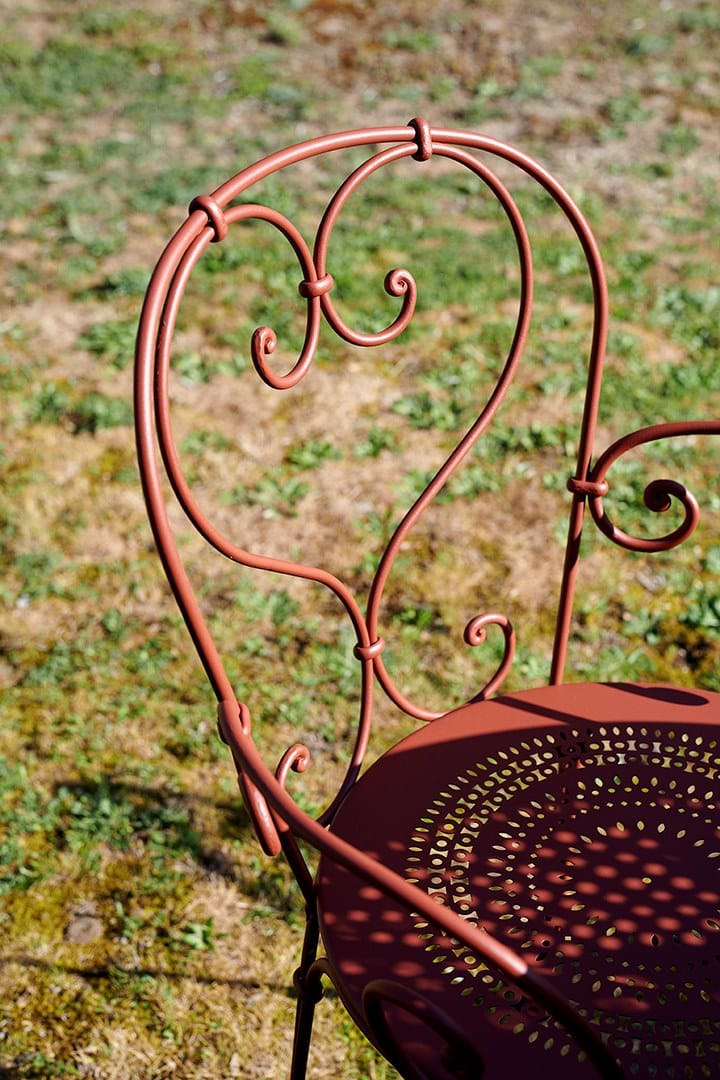 Стальной садовый стул с подлокотниками Fermob 1900 ARCH-00117543 - Вид №1