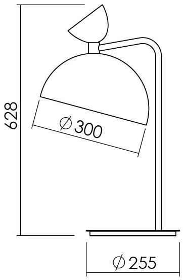 NEXO LUCE Светодиодная настольная лампа из стали Oxen table lamp 7010 - Вид №3