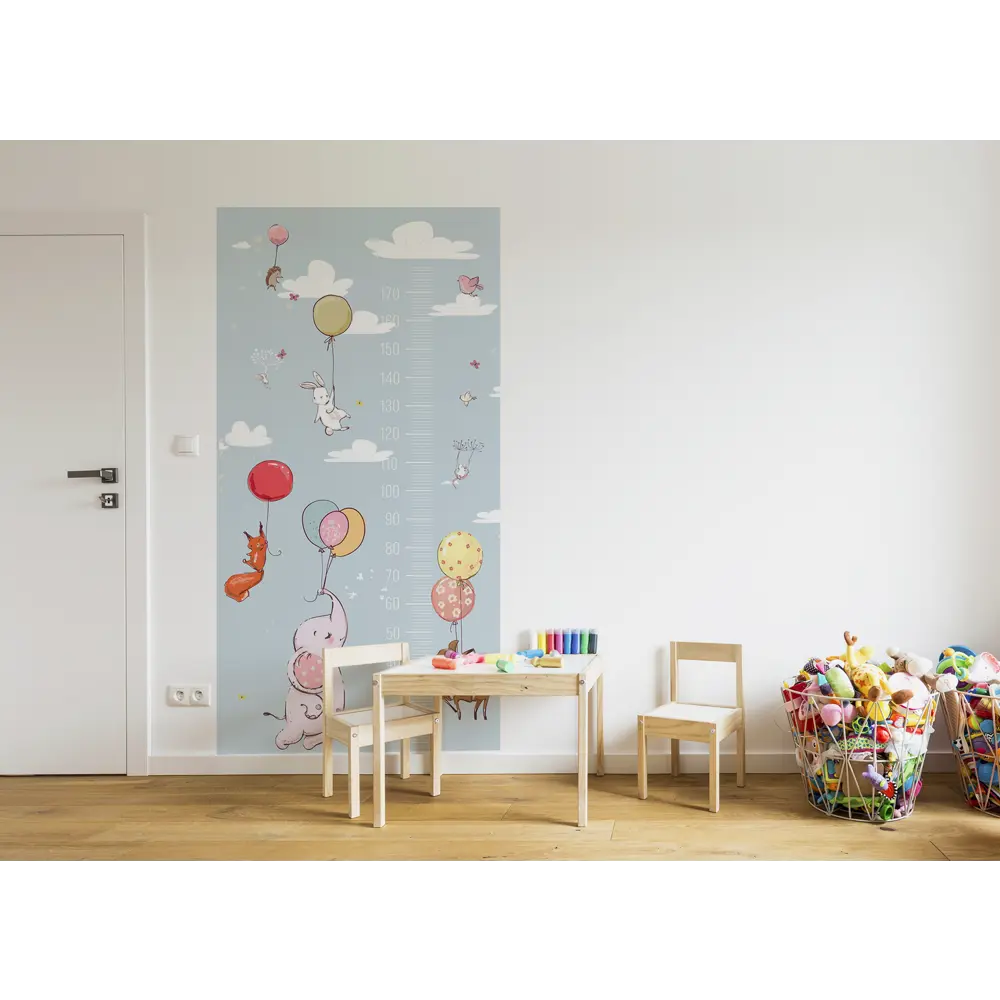 Фотообои «График роста» флизелиновые 100x200 см 4223 МОСКОВСКАЯ ОБОЙНАЯ ФАБРИКА Детский STLM-2077825 - Вид №1