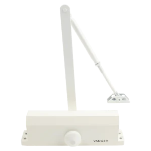 Доводчик дверной Vanger DC-180-W, 180 кг, металл, цвет белый