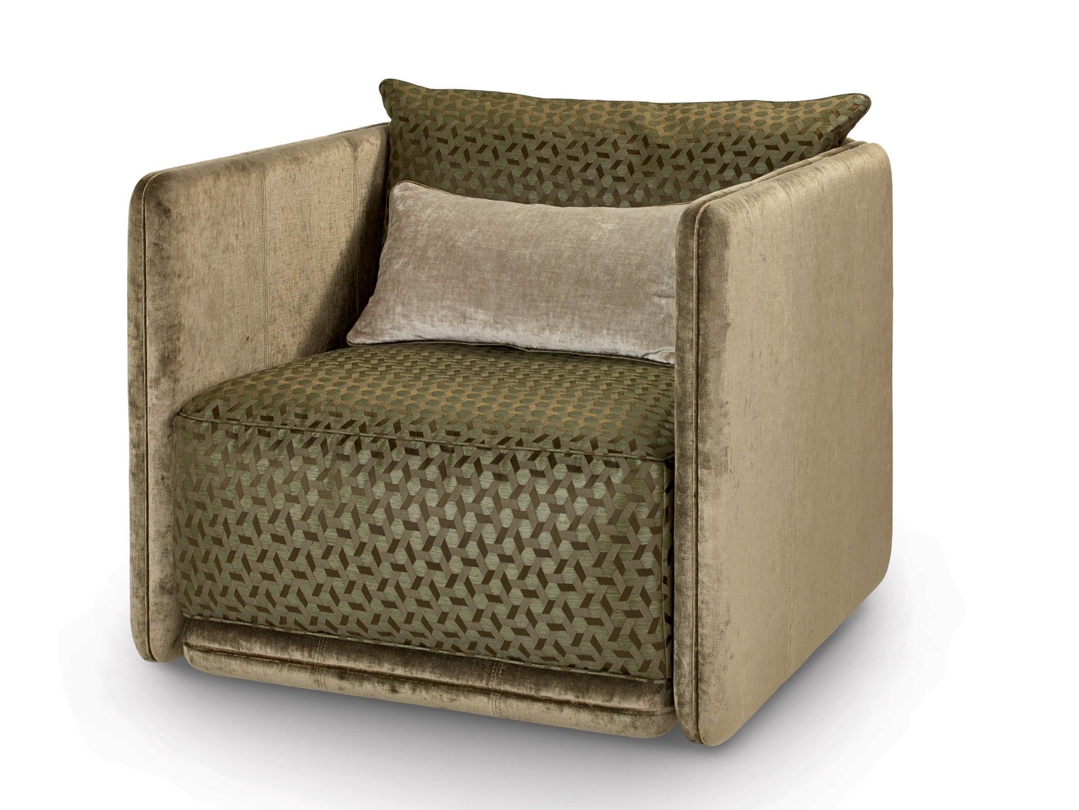 Тканевое кресло с подлокотниками Sicis остров ARCH-00058494 - Вид №1