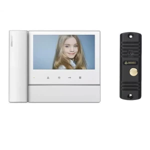 91153886 Комплект видеодомофона Commax CDV-70N2/AVC 305 7" цвет белый/черный STLM-1415389