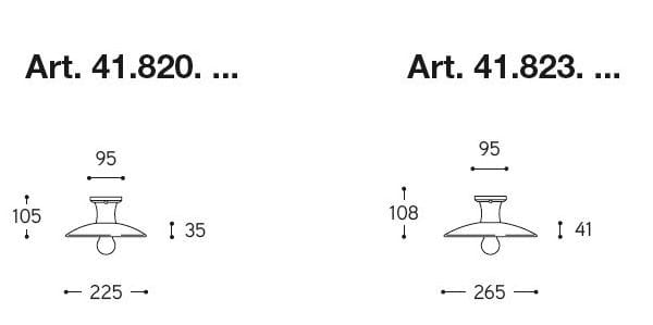 Керамический потолочный светильник Aldo Bernardi Весы ARCH-00145596 - Вид №2