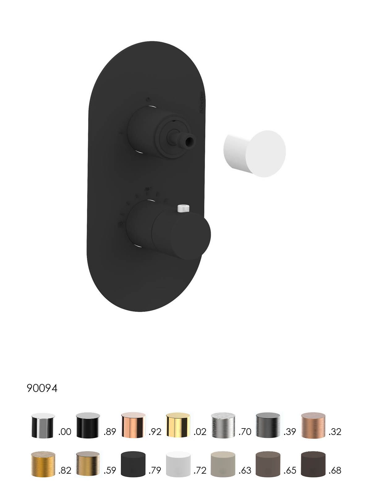 Термостатический встраиваемый смеситель для душа Rubinetterie Frattini душевые кабины ARCH-00034873 - Вид №7