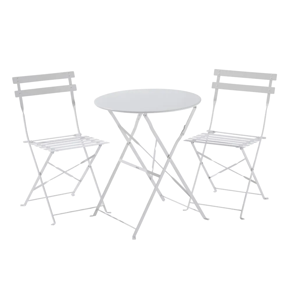 Стул Naterial Flora Origami складной 47х41х80 см сталь кремовый STLM-2056142 - Вид №6